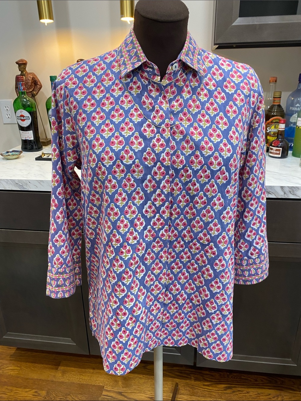 Gretchen Scott designs shirt top blouse small